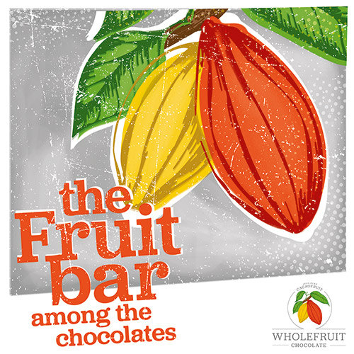 WholeFruit Chocolate - Made from 100% pure cacaofruit